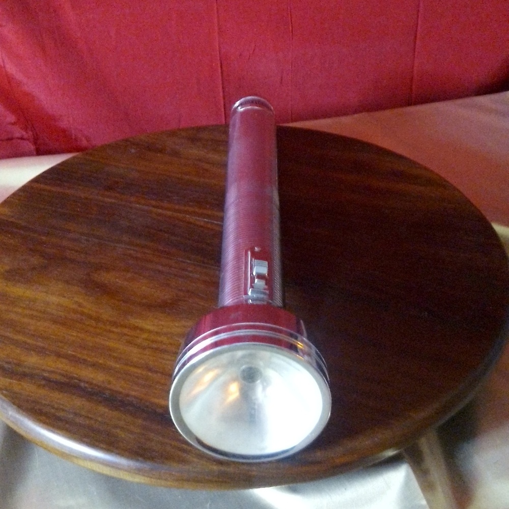 Rayovac vintage stainless steel flashlight